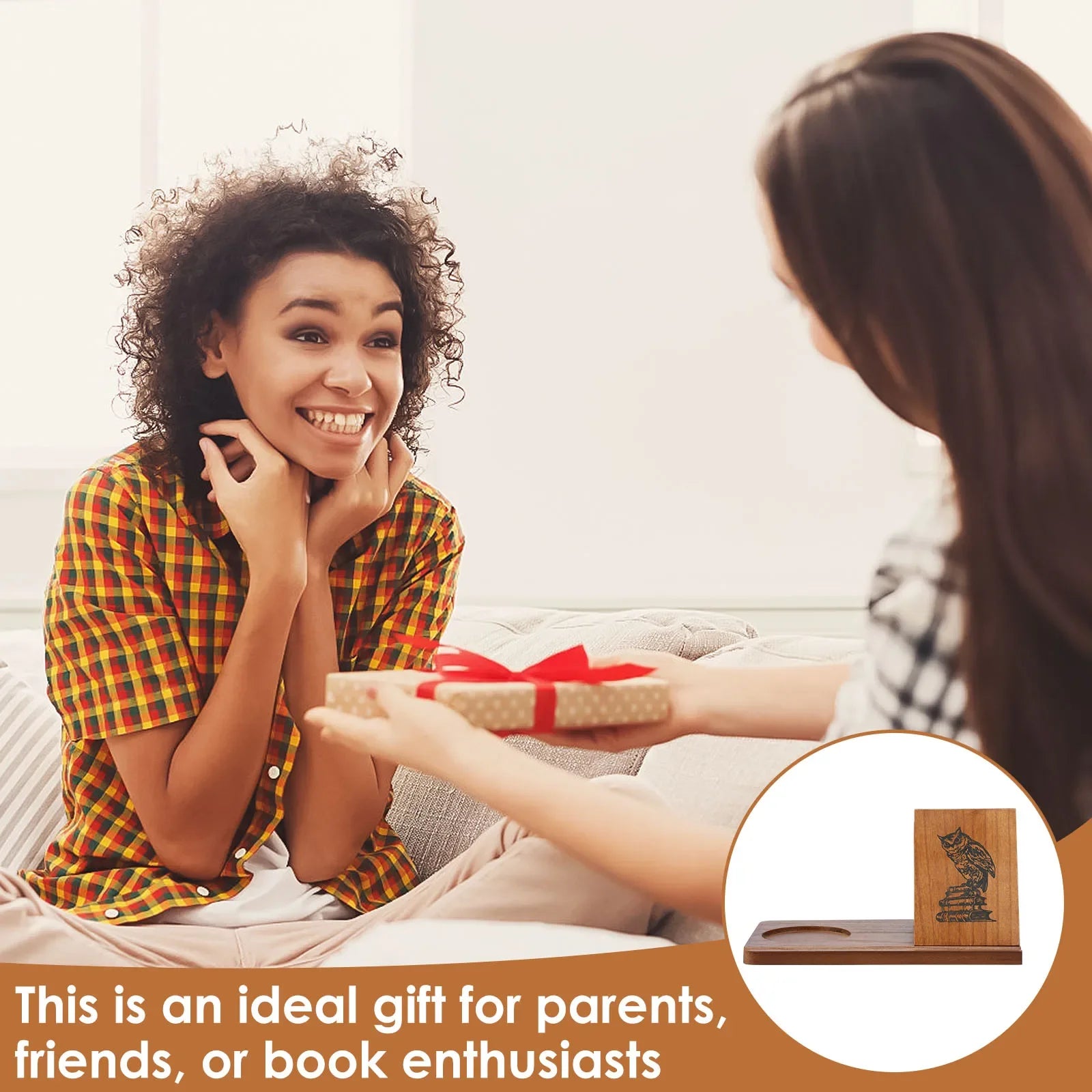 Triangle Wooden Bookshelf - Handmade