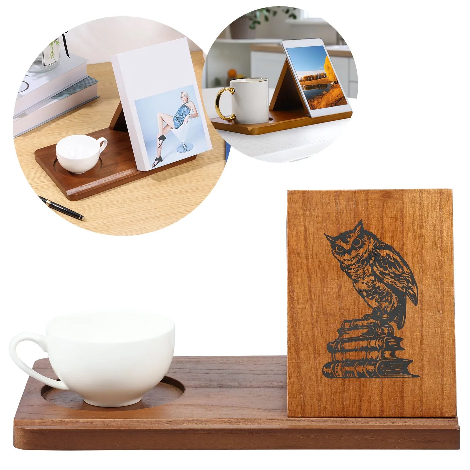 Triangle Wooden Bookshelf - Handmade